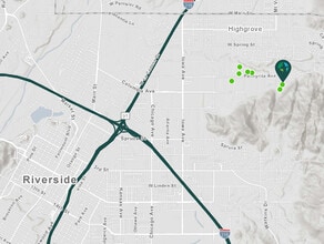 1188 Mount Vernon Ave, Riverside, CA - AERIAL  map view