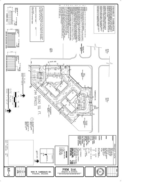 9025 W Camelback Rd, Phoenix, AZ for lease - Site Plan - Image 2 of 2