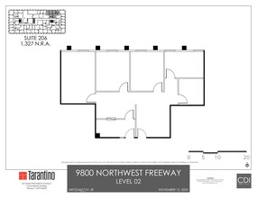 9800 Northwest Fwy, Houston, TX for lease Site Plan- Image 1 of 1