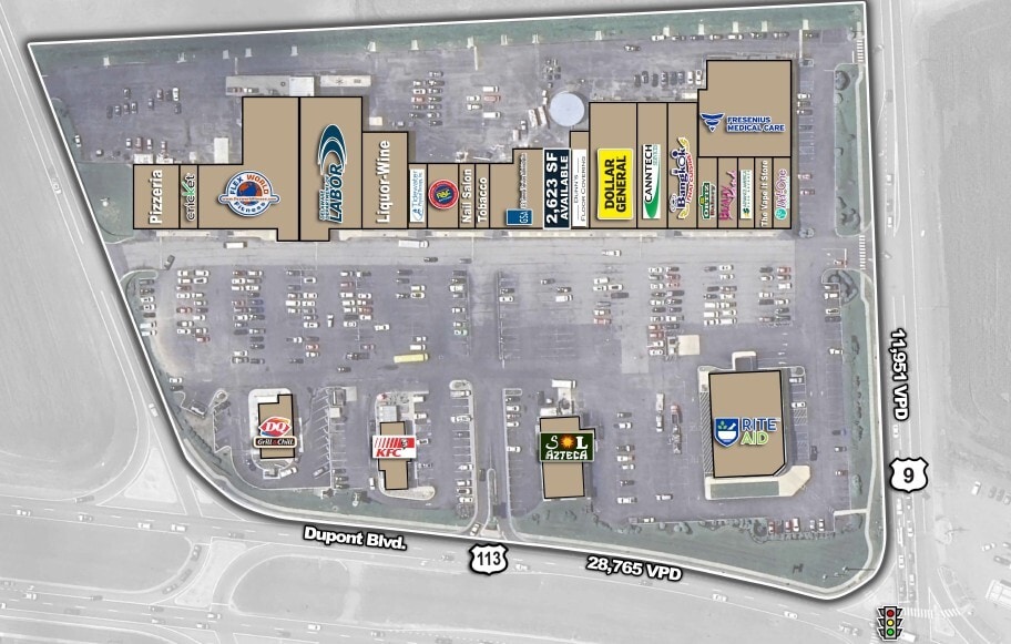 12-40 Georgetown Plz, Georgetown, DE for lease - Site Plan - Image 2 of 11
