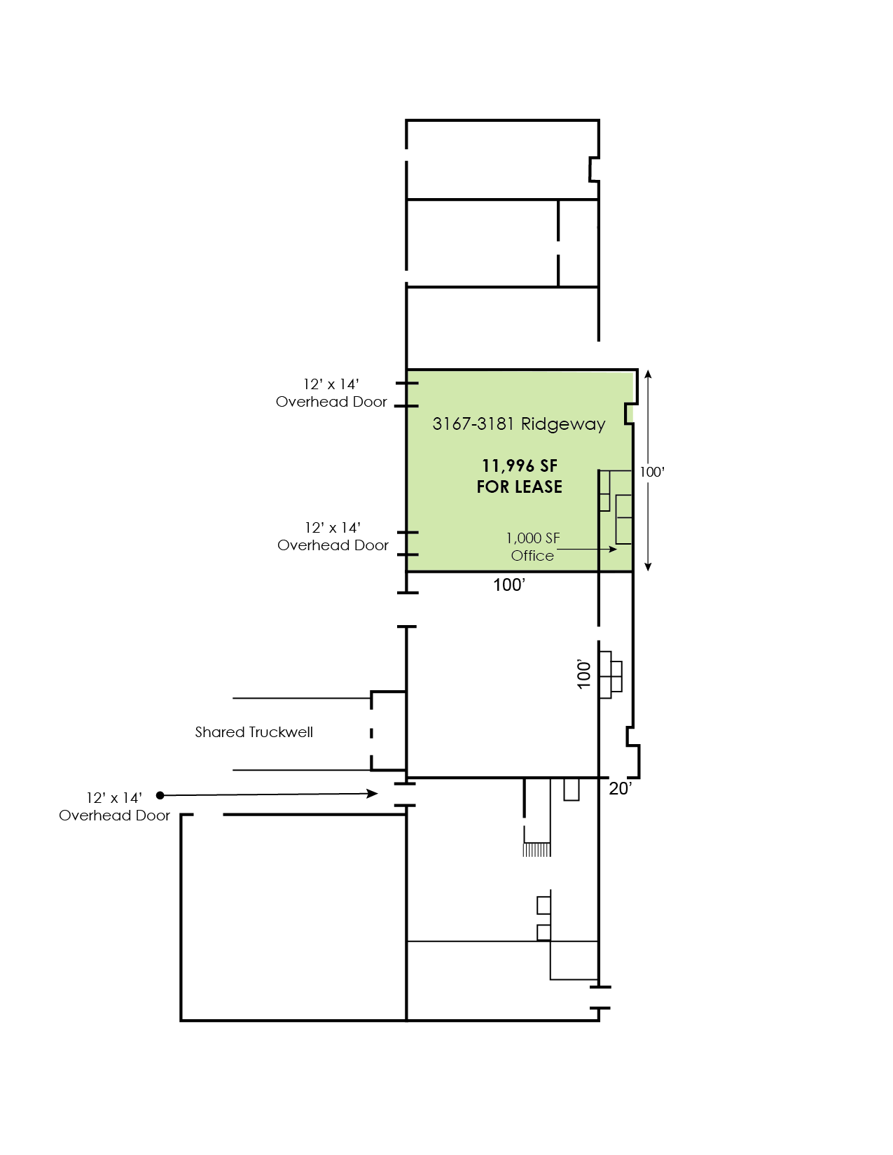 3151-3181 Ridgeway Ct, Commerce Township, MI for lease Floor Plan- Image 1 of 8