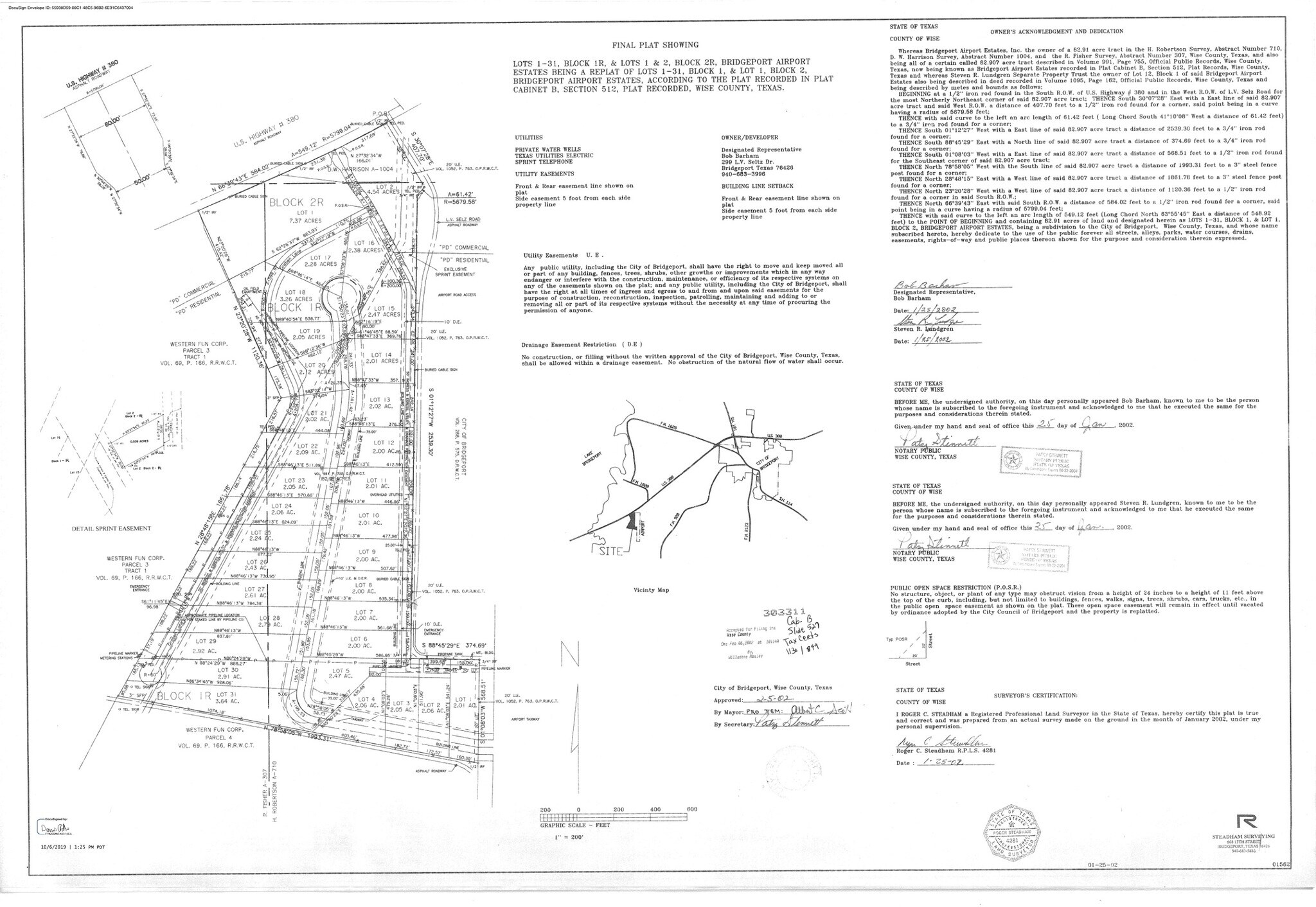 Highway 380, Bridgeport, TX 76426 Bridgeport Airport Estates