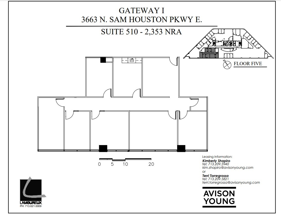 3663 N Sam Houston Pky E, Houston, TX for lease Floor Plan- Image 1 of 1