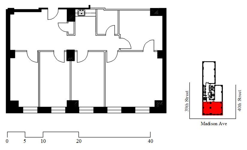 274 Madison Ave, New York, NY for lease Floor Plan- Image 1 of 1