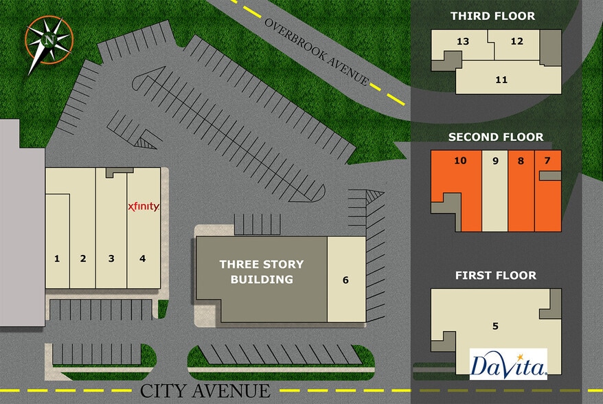 4500-4520 City Ave, Philadelphia, PA for lease - Site Plan - Image 2 of 2