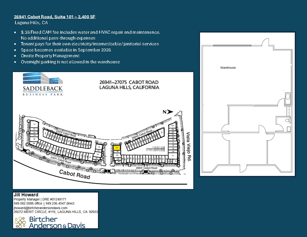 26941 Cabot Rd, Laguna Hills, CA for lease Interior Photo- Image 1 of 1