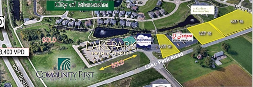 Lake Park Rd, Menasha, WI for sale - Site Plan - Image 2 of 2