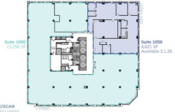 2001 L St NW, Washington, DC for lease Floor Plan- Image 1 of 1