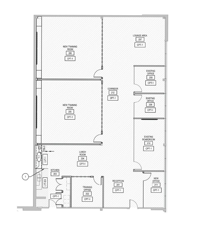 6020 2nd St SE, Calgary, AB for lease Floor Plan- Image 1 of 1