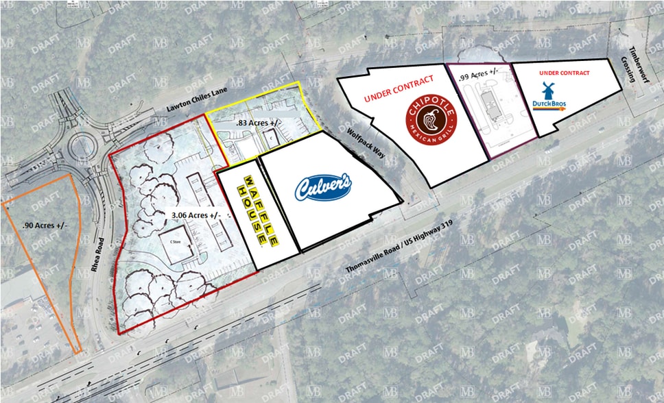 Thomasville Rd and Timberwolf Crossing, Tallahassee, FL for sale - Building Photo - Image 2 of 6