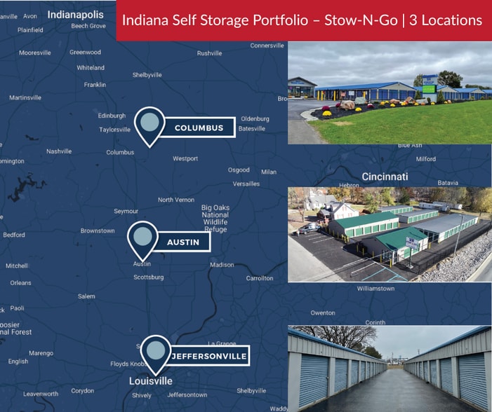 3 Property Self Storage Portfolio- Stow portfolio of 3 properties for sale on LoopNet.com - Building Photo - Image 1 of 5
