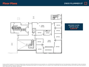 21605-21615 Plummer St, Chatsworth, CA for lease Floor Plan- Image 1 of 1