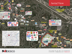 11150 Saint Charles Rock Rd, Saint Ann, MO - aerial  map view