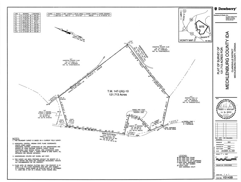 Irongate, Clarksville, VA for sale - Site Plan - Image 1 of 1