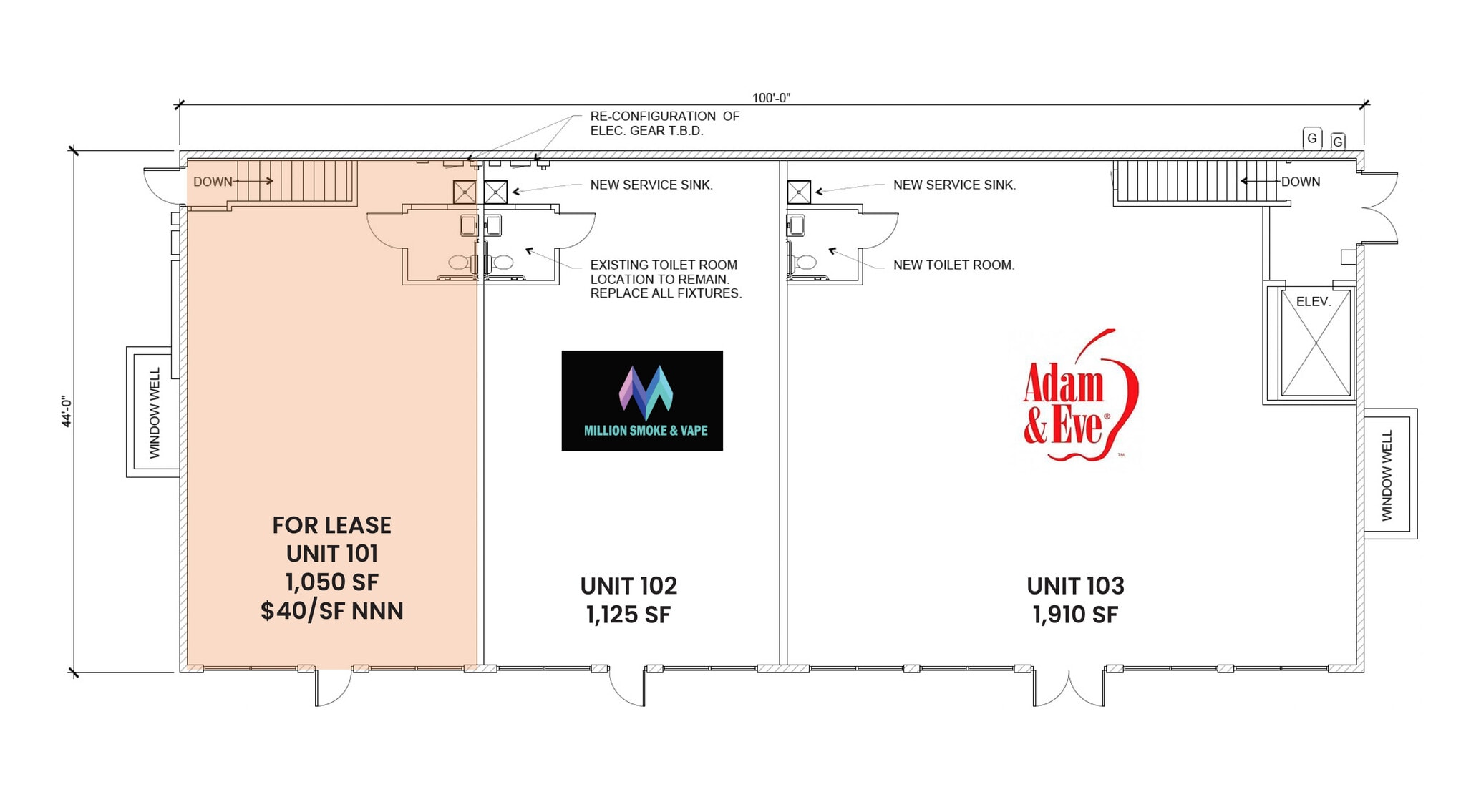 1331 E Colfax Ave, Denver, CO for lease Floor Plan- Image 1 of 1
