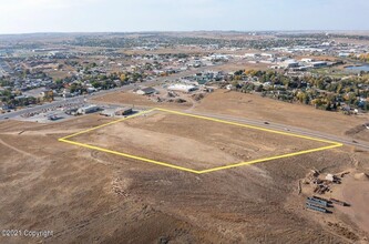 E Shoshone Ave, Gillette, WY - aerial  map view - Image1