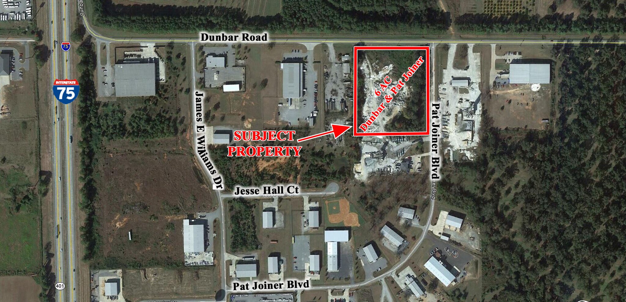 Dunbar Rd, Byron, GA for sale Aerial- Image 1 of 1