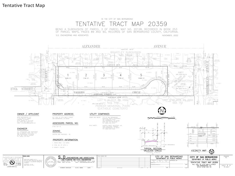 2711 D St, San Bernardino, CA for sale - Plat Map - Image 2 of 6