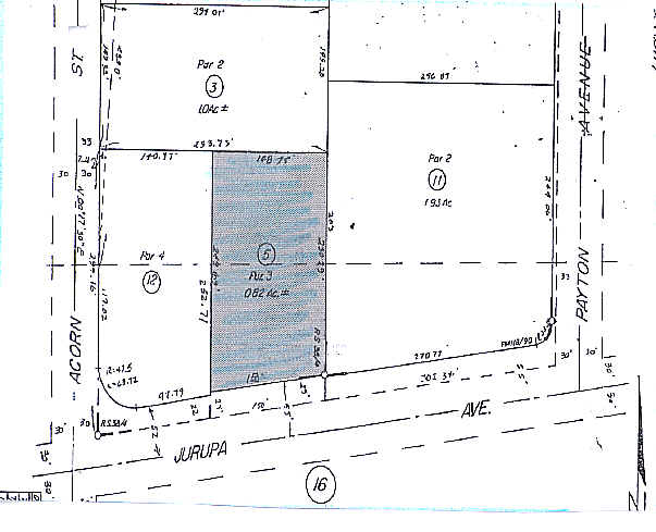 7265 Jurupa Ave, Riverside, CA for lease - Plat Map - Image 3 of 4