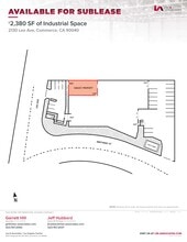 2130 Leo Ave, Commerce, CA for lease Site Plan- Image 1 of 2