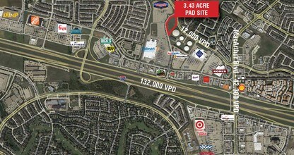 8000 Walton Blvd, Irving, TX - AERIAL map view