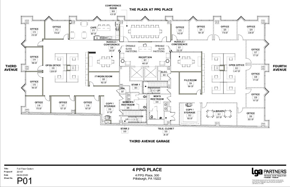 4 Ppg Pl, Pittsburgh, PA for lease Floor Plan- Image 1 of 1