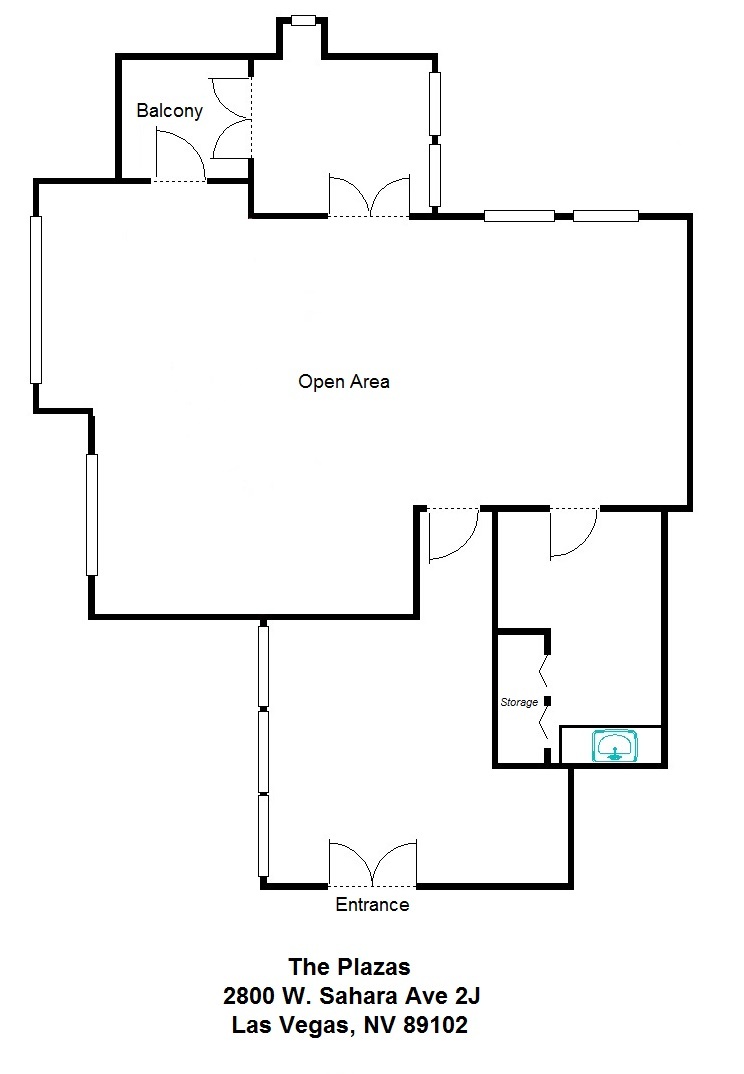 2800 W Sahara Ave, Las Vegas, NV for lease Floor Plan- Image 1 of 6