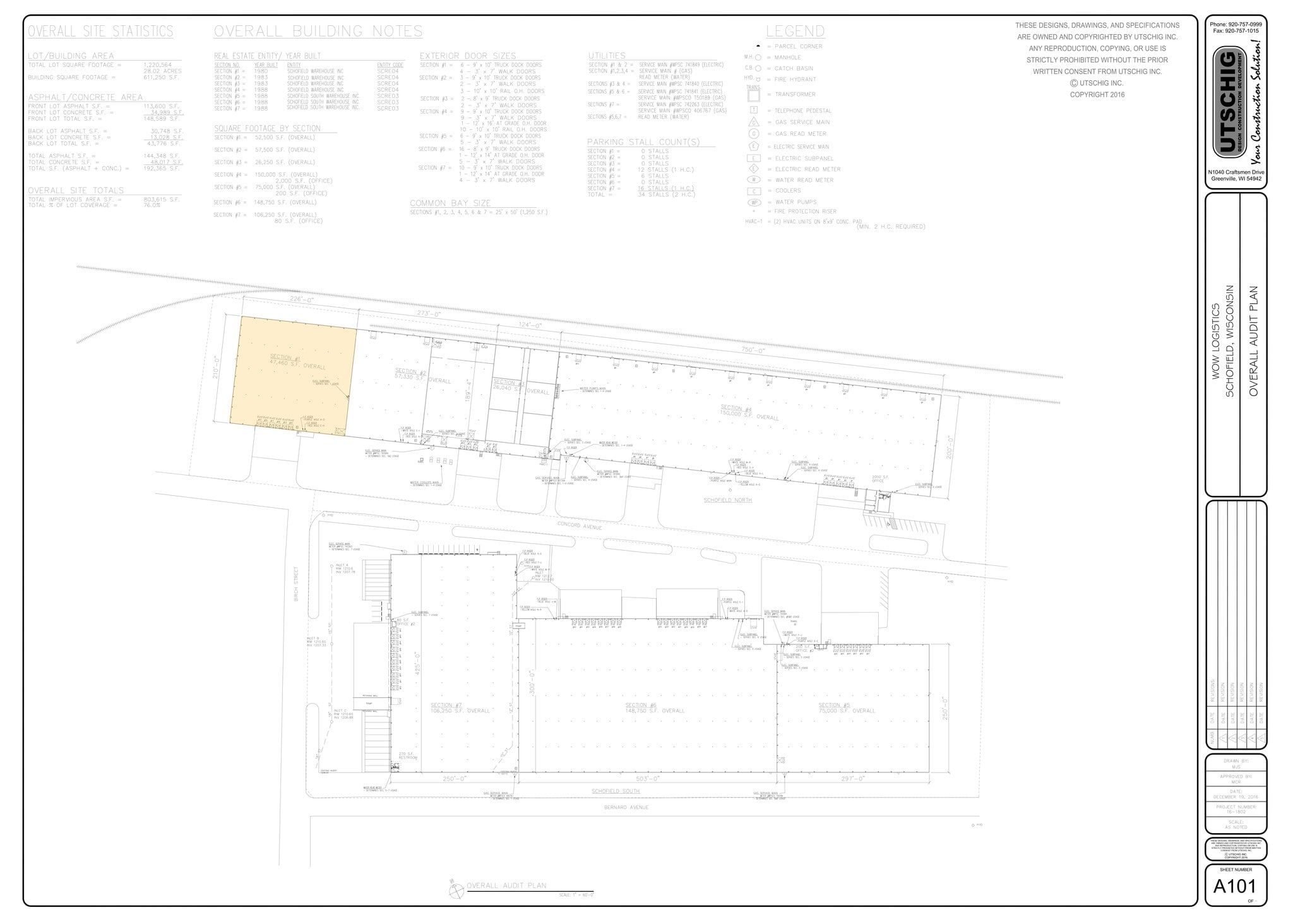 3606 Concord Ave, Schofield, WI for lease Site Plan- Image 1 of 3
