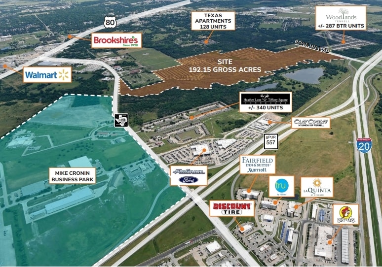 NEQ I-20 & Rose Hill Rd, Terrell, TX for sale - Building Photo - Image 1 of 3