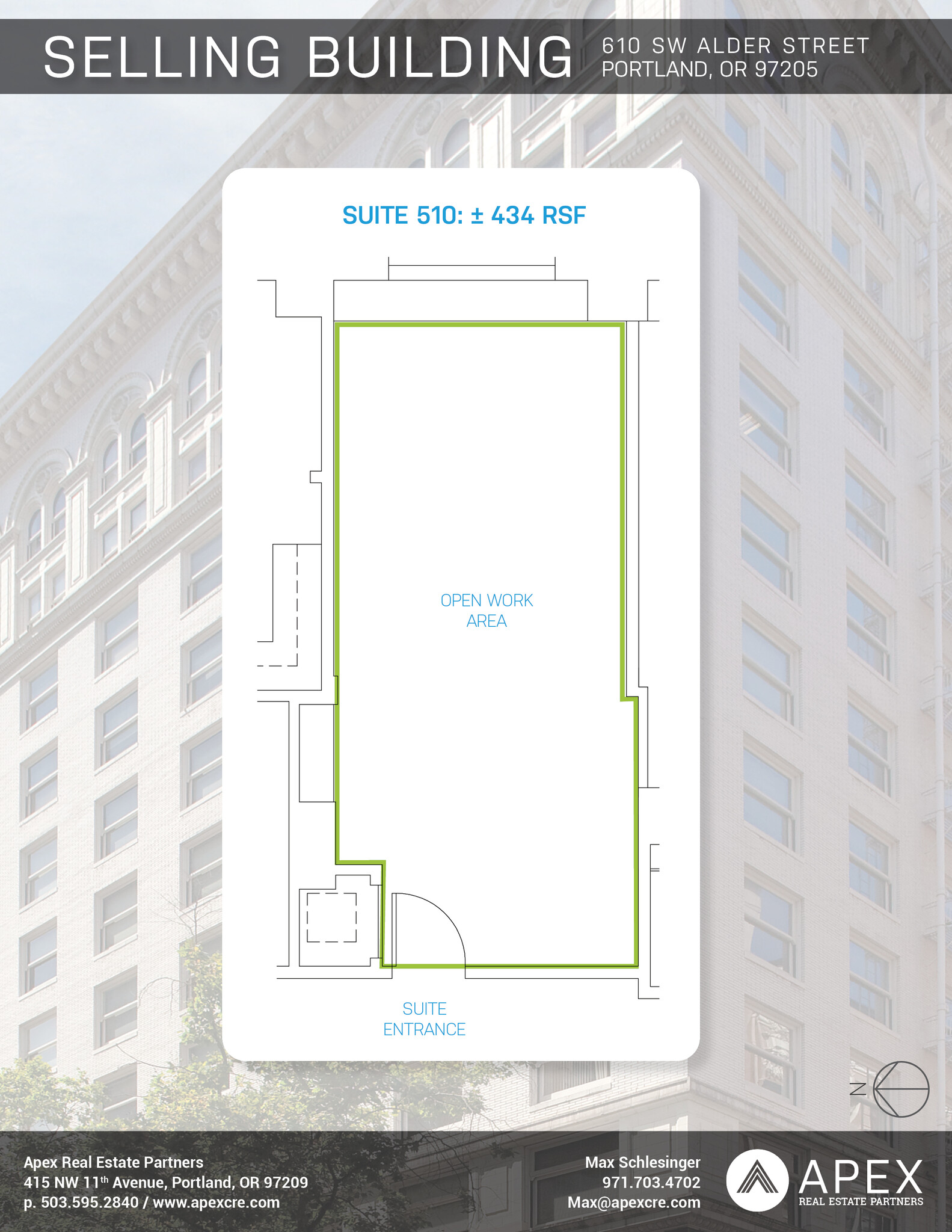 610 SW Alder St, Portland, OR for lease Floor Plan- Image 1 of 1