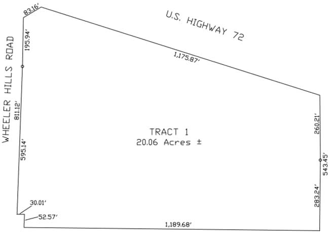 US 72, Rogersville, AL for sale - Building Photo - Image 2 of 2