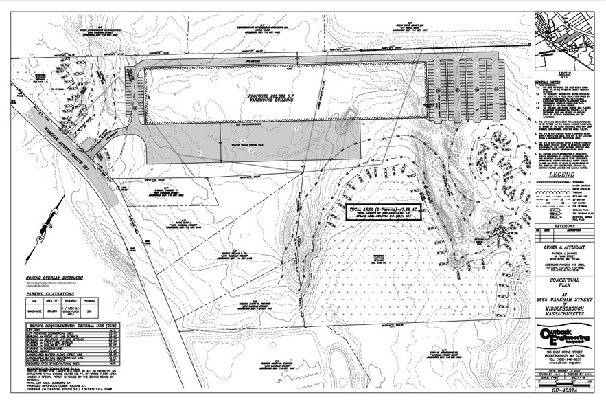 665 Wareham St, Middleboro, MA for lease - Site Plan - Image 2 of 3