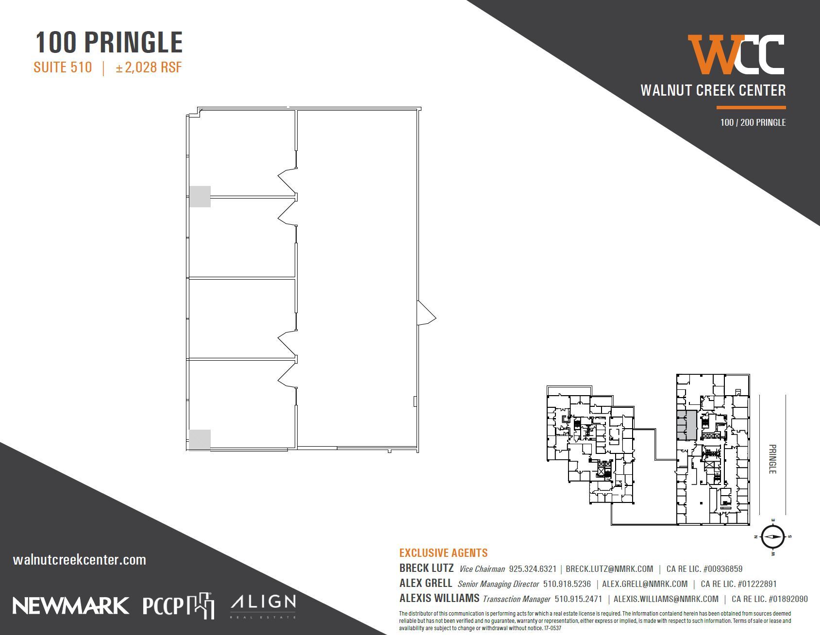 100 Pringle Ave, Walnut Creek, CA for lease Floor Plan- Image 1 of 1