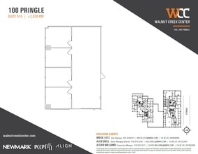 100 Pringle Ave, Walnut Creek, CA for lease Floor Plan- Image 1 of 1