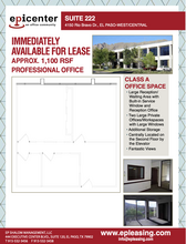 4150 Rio Bravo Dr, El Paso, TX for lease Floor Plan- Image 2 of 9