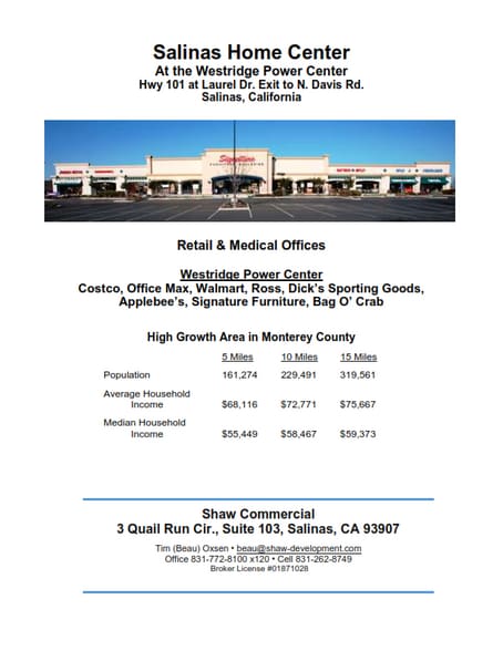 1463-1473 N Davis Rd, Salinas, CA for lease - Building Photo - Image 1 of 10