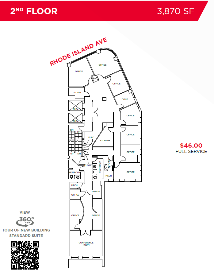 1710 Rhode Island Ave NW, Washington, DC for lease Floor Plan- Image 1 of 1