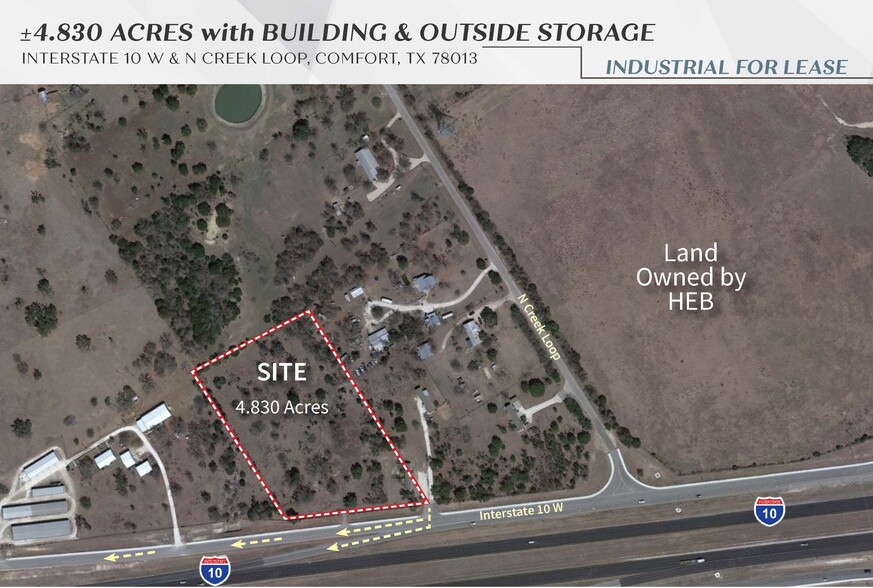 Interstate 10 W & N Creek Loop Loop, Comfort, TX for lease - Building Photo - Image 1 of 2