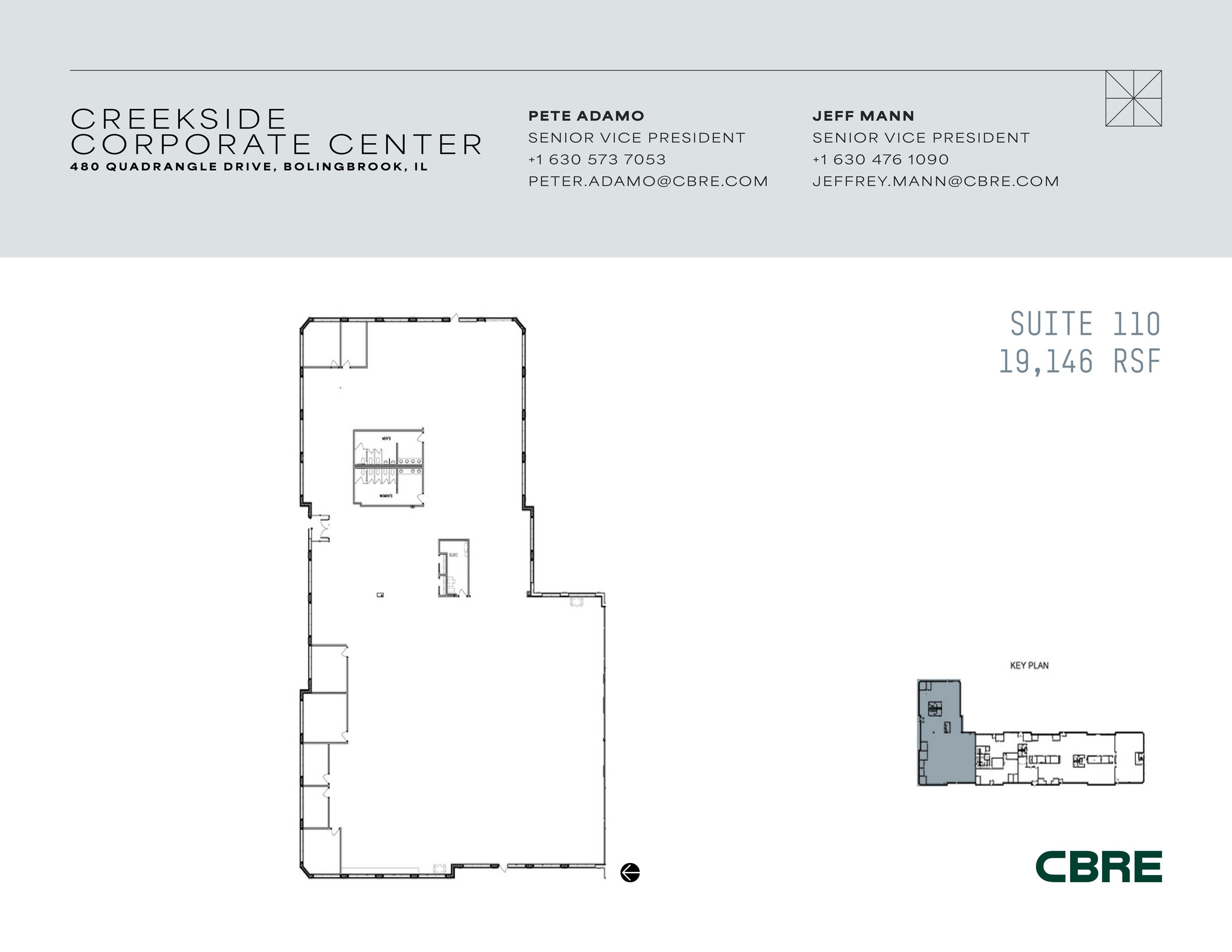 480 Quadrangle Dr, Bolingbrook, IL for lease Floor Plan- Image 1 of 2
