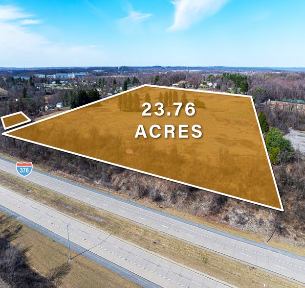 571 Moon Clinton Rd, Coraopolis, PA for sale - Aerial - Image 2 of 9