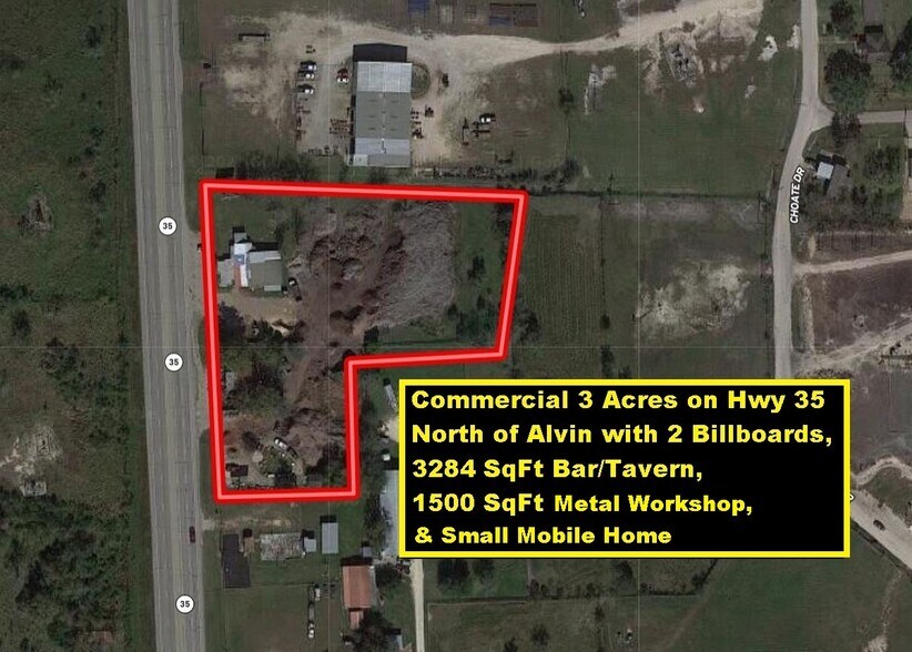 19453 Highway 35, Alvin, TX for sale - Aerial - Image 1 of 1