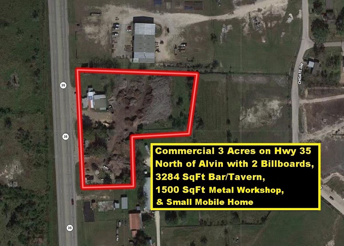 19453 Highway 35, Alvin, TX for sale Aerial- Image 1 of 1