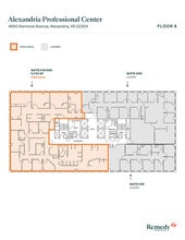 4660 Kenmore Ave, Alexandria, VA for lease Floor Plan- Image 1 of 2