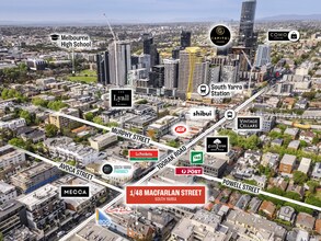 48 Macfarlan Street, South Yarra, VIC - Aerial  map view