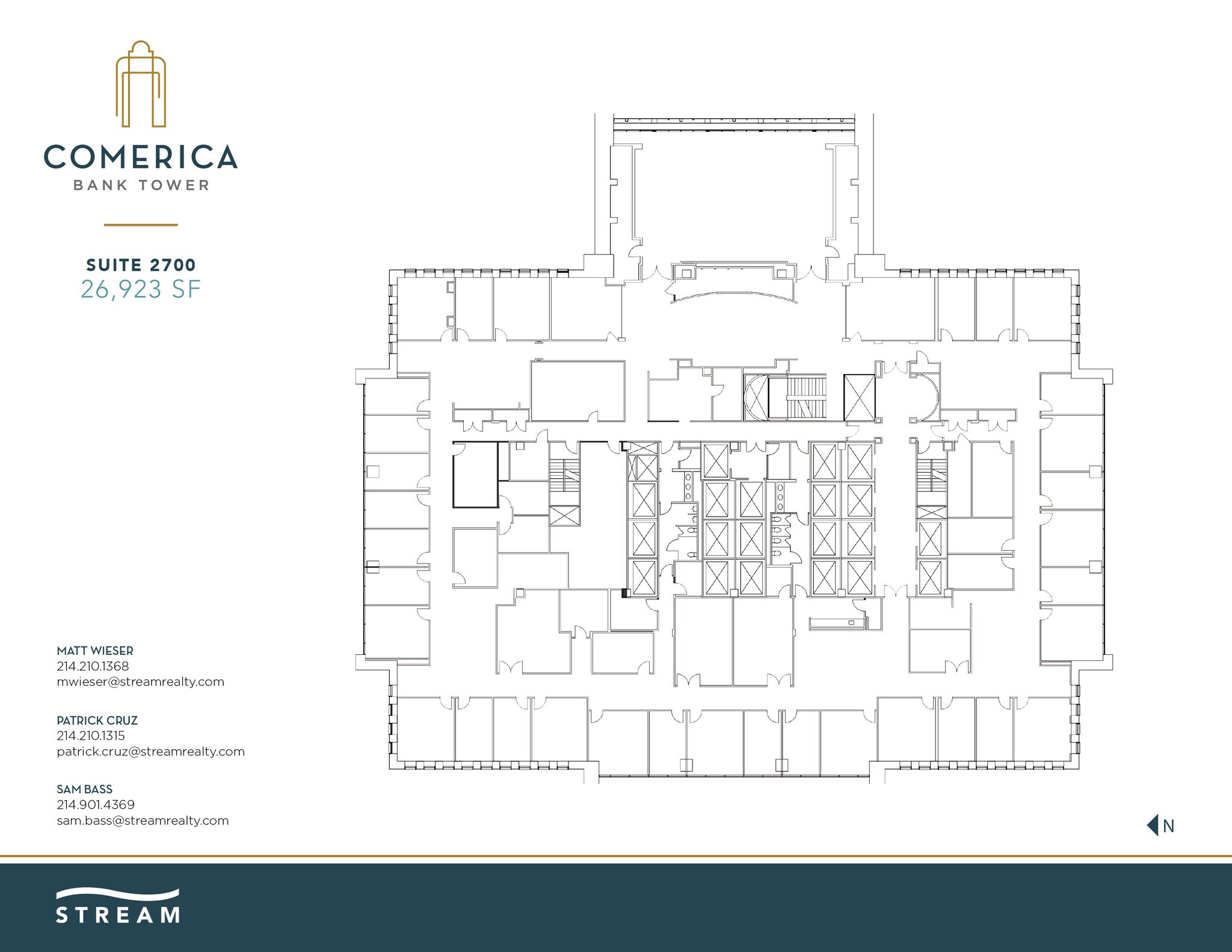 1717 Main St, Dallas, TX for lease Floor Plan- Image 1 of 1