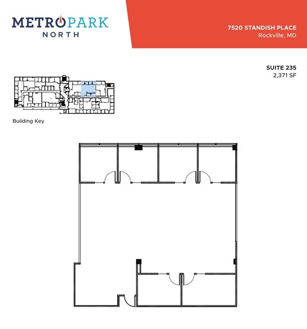 7529 Standish Pl, Rockville, MD for lease Floor Plan- Image 1 of 1