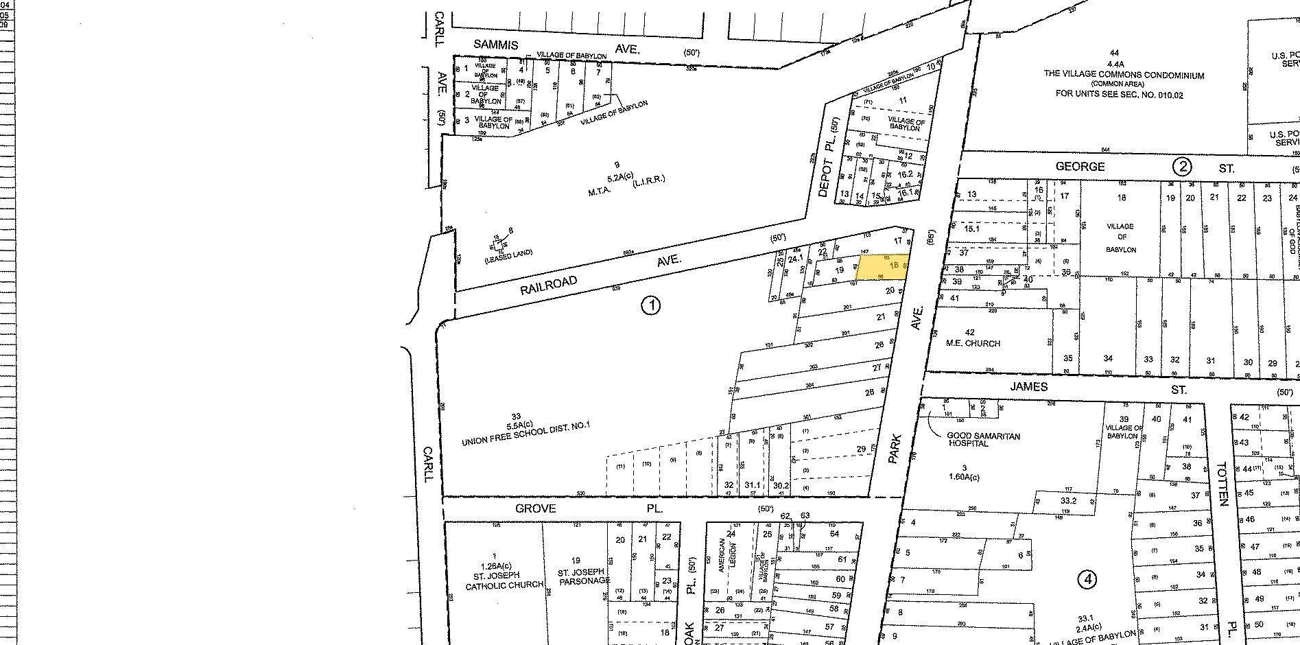 222 Deer Park Ave, Babylon, NY for sale Plat Map- Image 1 of 1