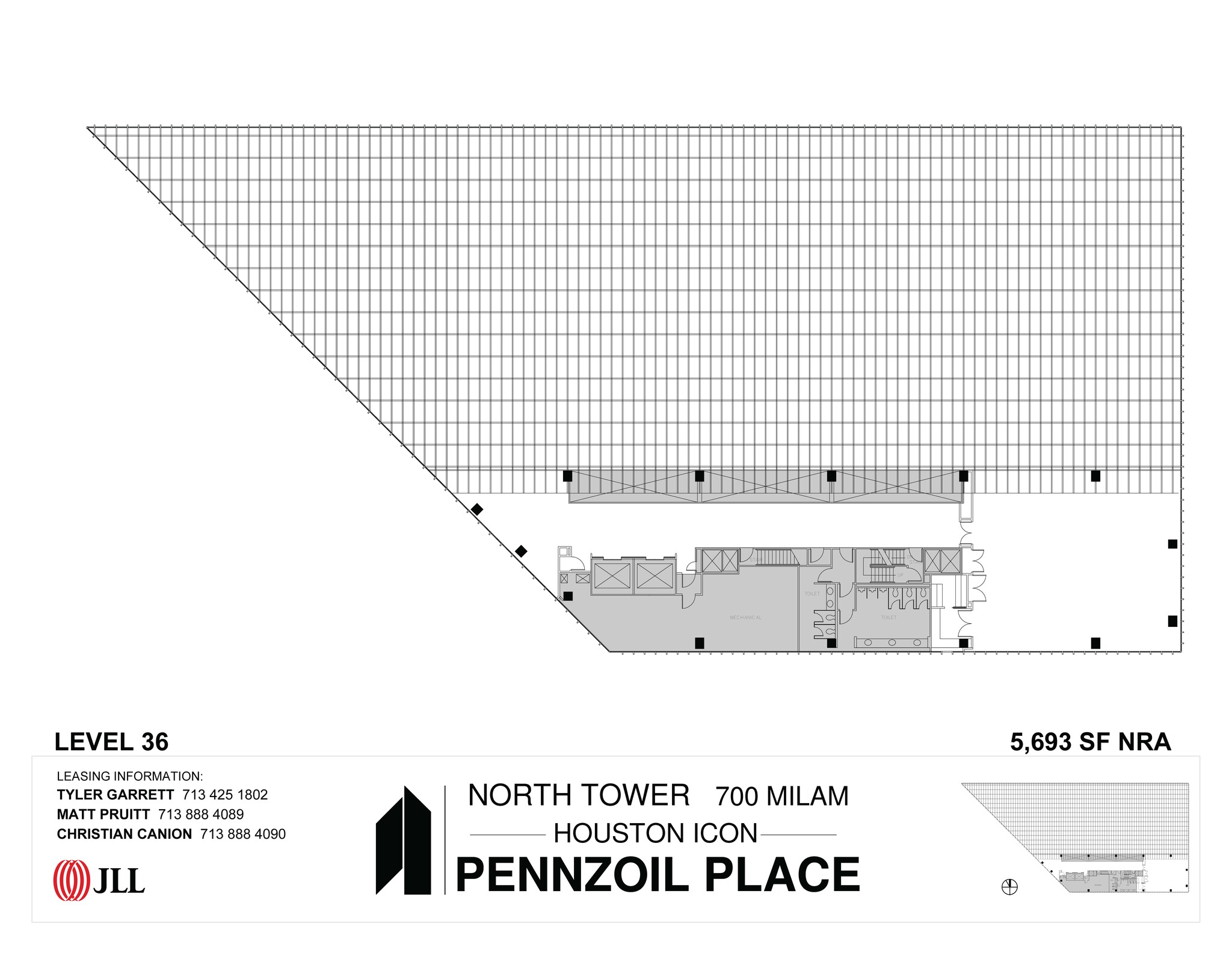 700 Milam St, Houston, TX for lease Floor Plan- Image 1 of 1