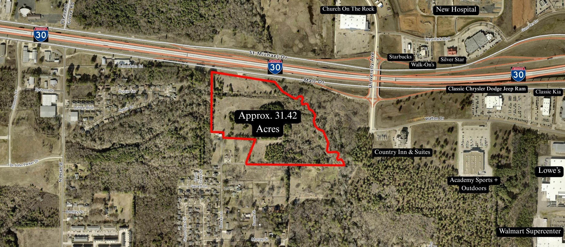 I-30 & Waggoner Creek, Texarkana, TX for sale Building Photo- Image 1 of 7