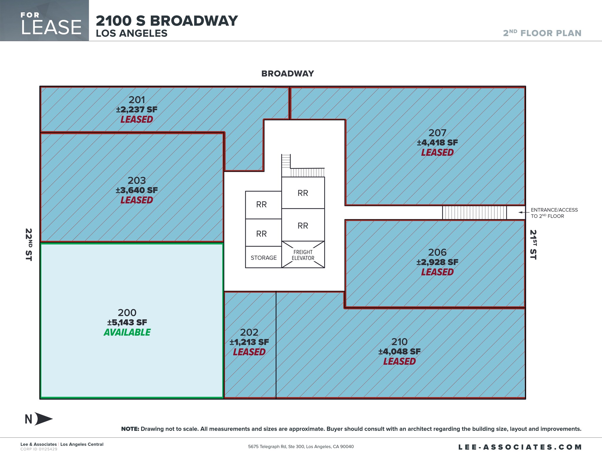 2100 S Broadway, Los Angeles, CA for lease Site Plan- Image 1 of 1